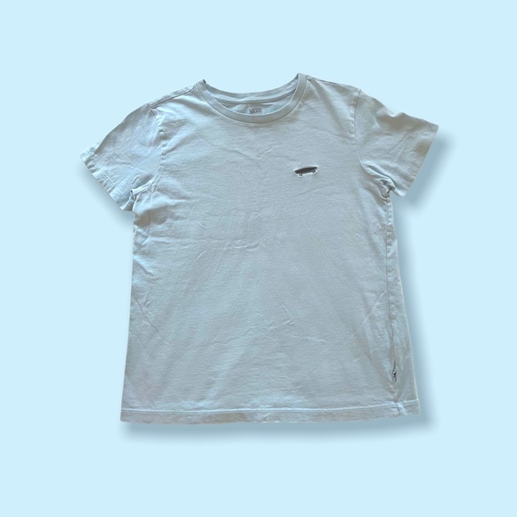 NWOT Blue Embroidered Vans T shirt - Picture 3 of 3